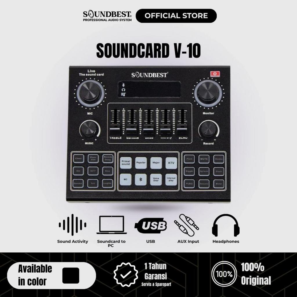 mixer sound card soundbest V10 original soundcard soundbest v10 | MELODY CLASSIC