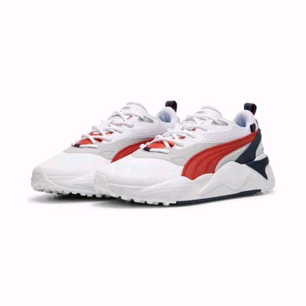 Sepatu Golf Puma GS X Efekt White Red Navy Original