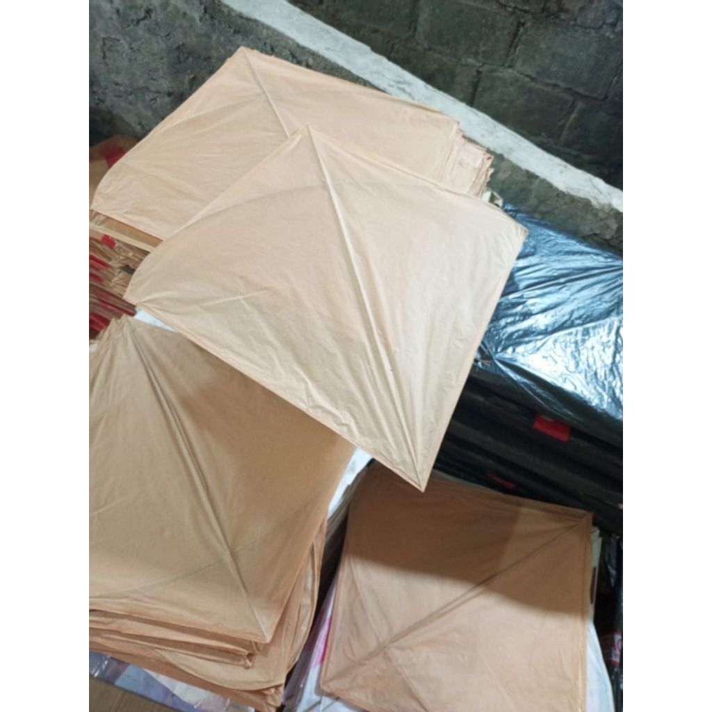 LAYANGAN JABRUG POLOS COKLAT 20PCS