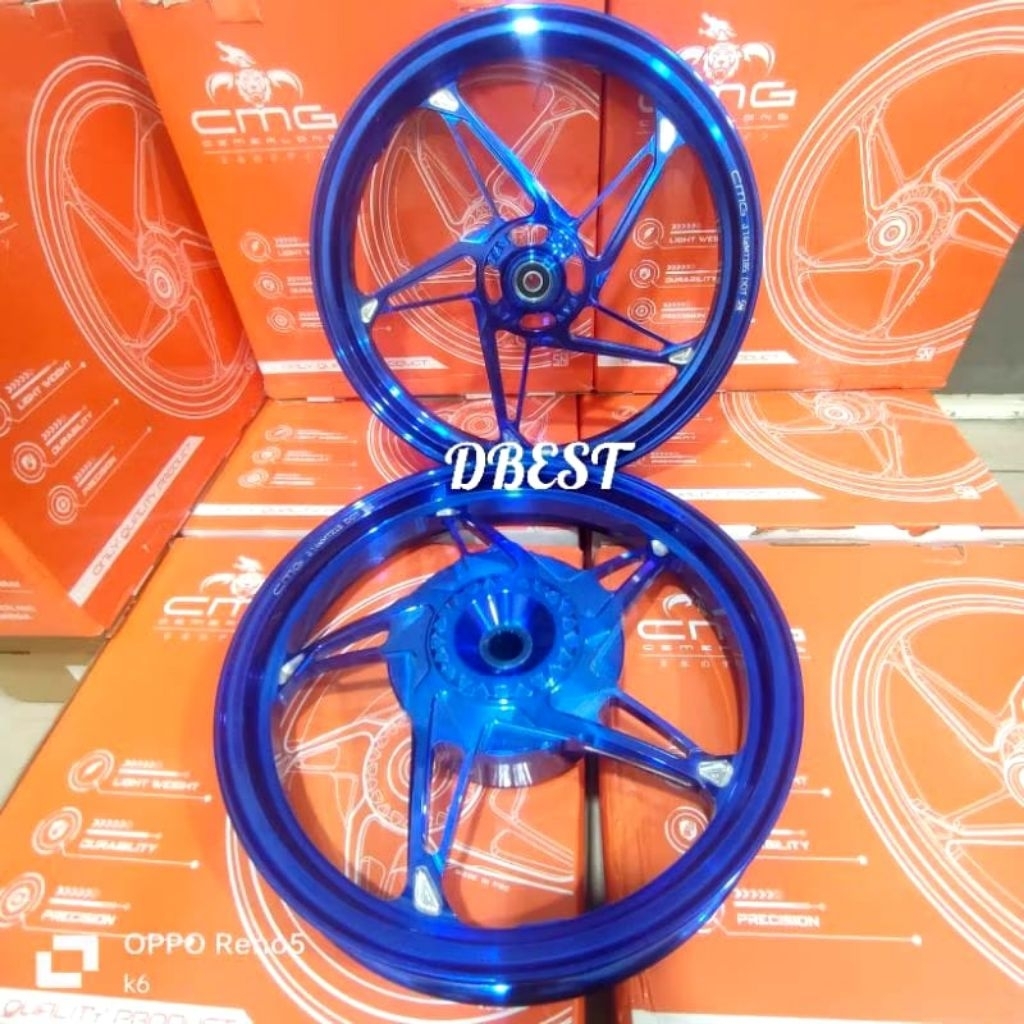 Velg Racing CMG Palang Bintang laut Vario 110/125 /150/ 160 CBS Beat Deluxe Scoopy Beat karbu