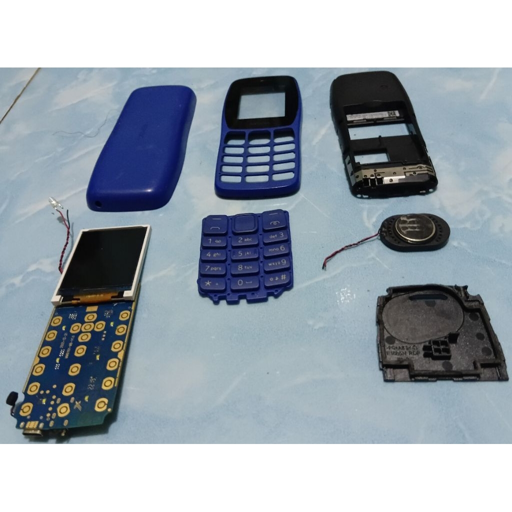 Suku Cadangan Sperpat Hp Nokia 105 2022 Mesin Tutup Mesin Tombol