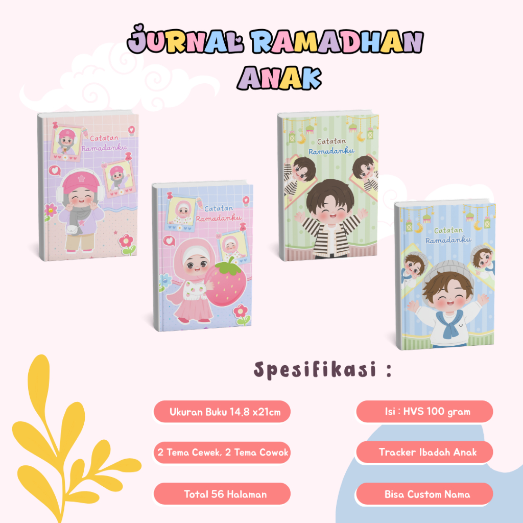 Buku Binder Jurnal Ramadhan Anak