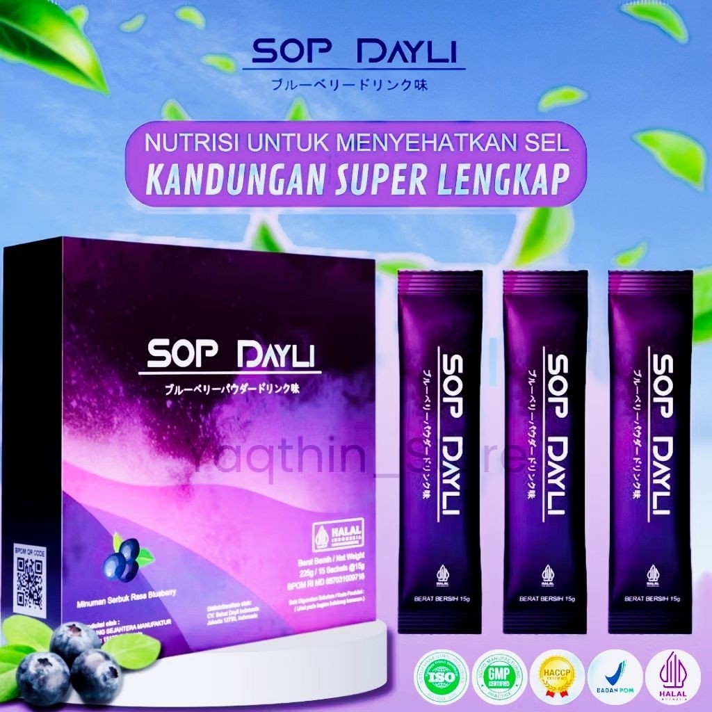 SOP Dayli Steamcel Asli Original 100% Suplemen Kesehatan | SOP Dayli Suplemen Regenerasi Sel | SOP D