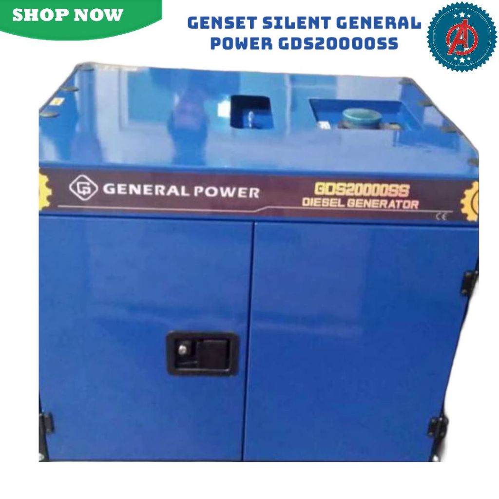 Genset Silent Solar Diesel General GDS 20000SS 15000Watt 1Phase 3Phase
