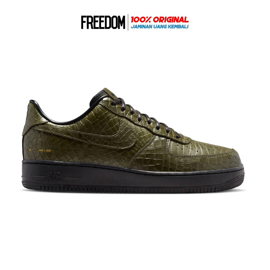 Air Force 1 '07 Premium Chargo Khaki White ORIGINAL RESMI Sepatu Pria IQ3370-325