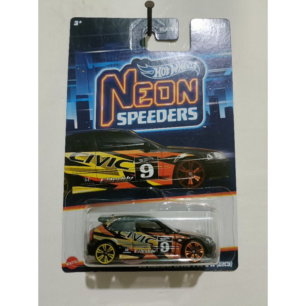 hotwheels Honda Civic ek9 neon speeders