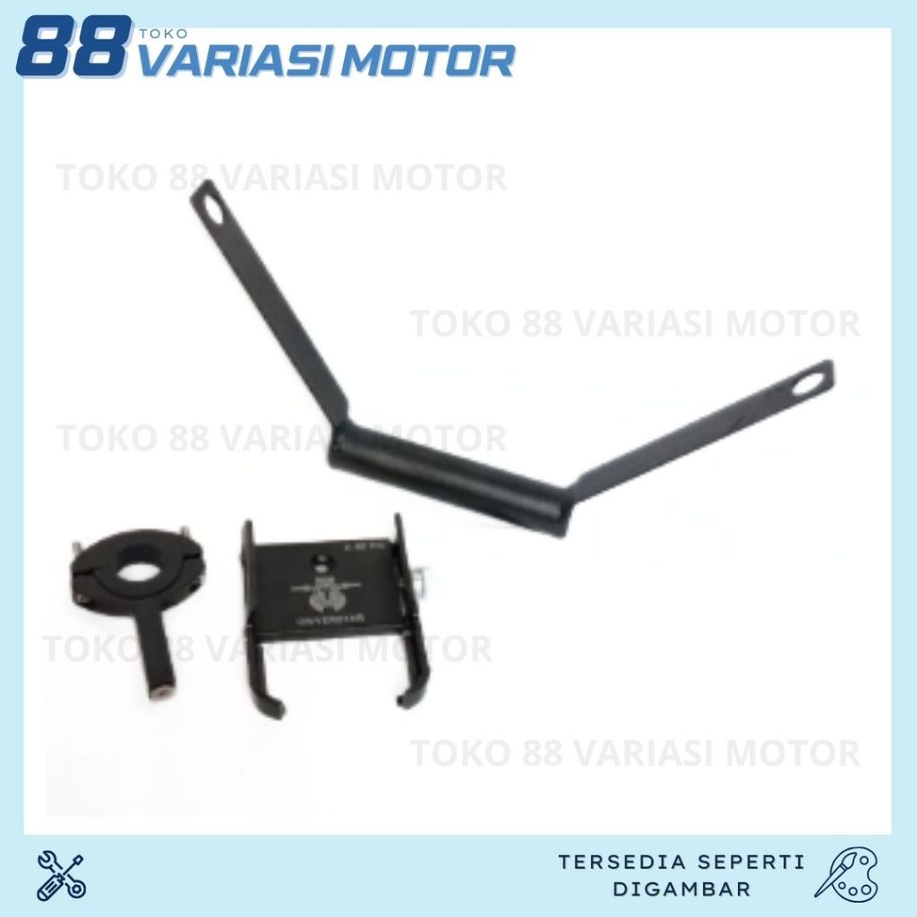 PAKET HOLDER HP BREKET BRACKET GPS HOLDER HP MOTOR CBR 150 COVER STANG HOLDER LOGAM