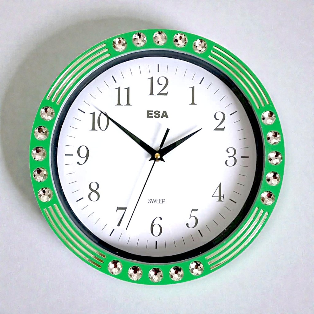 ESA Jam Dinding Suara Lonceng Bell Westminster Bunyi Tiap Jam E2434