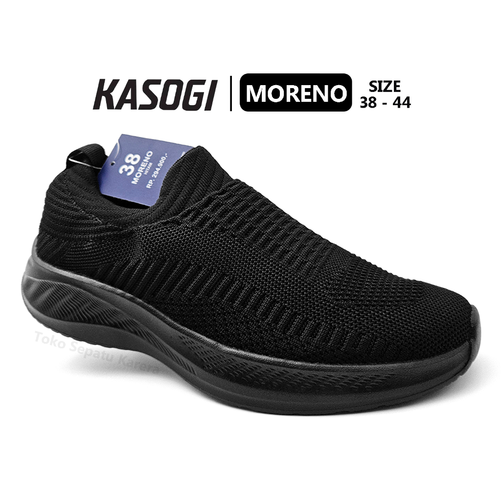 Sepatu Anak Remaja Laki Laki – Sepatu Pria Dewasa – KASOGI – MORENO – Size 38-44– Sneakers – Slip On