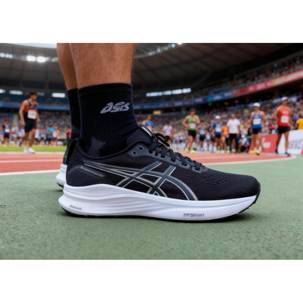 ORIGINAL ASICS GEL KAYANO 32 BLACK WHITE