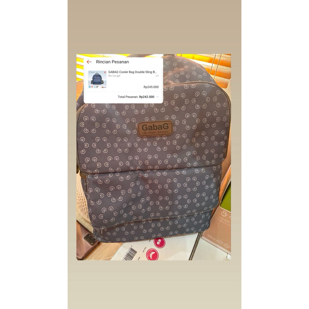 preloved cooler bag gabag