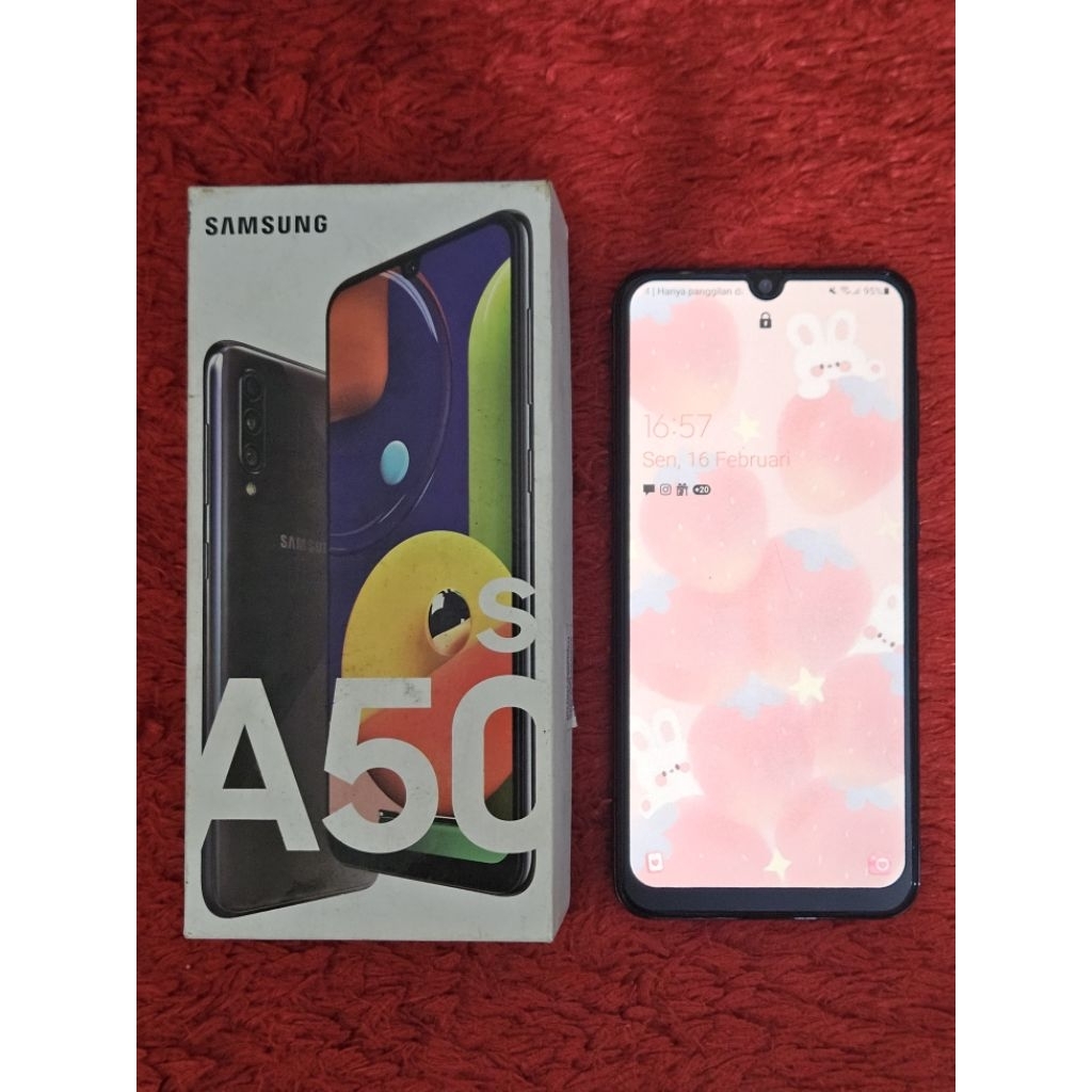 SAMSUNG A50S Ram6/128GB Second Original Ex Garansi Resmi SEIN mulus like new