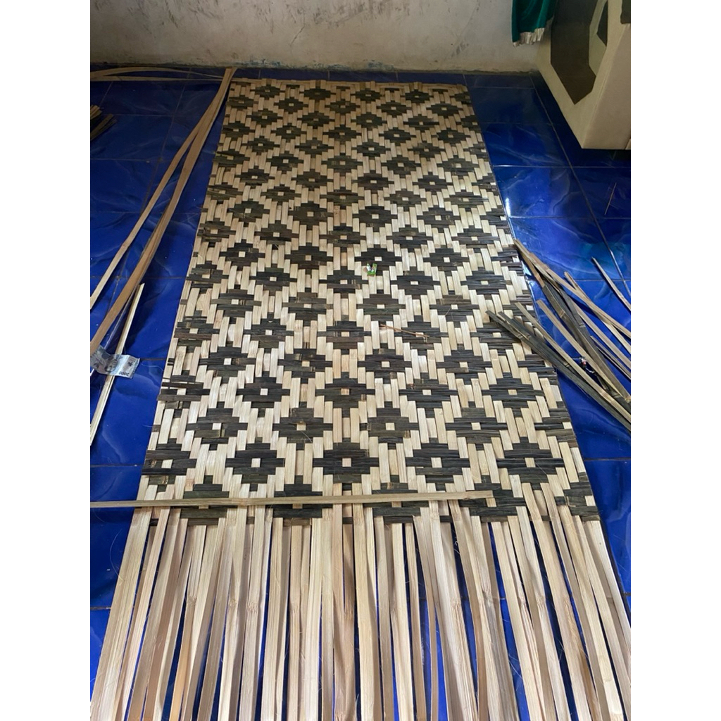 bilik bambu/gedeg rekues ukuran