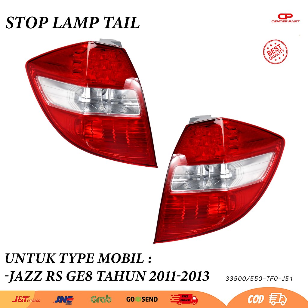 Stop Lamp Lampu Belakang Jazz Ge8 Tahun 2011 2012 2013