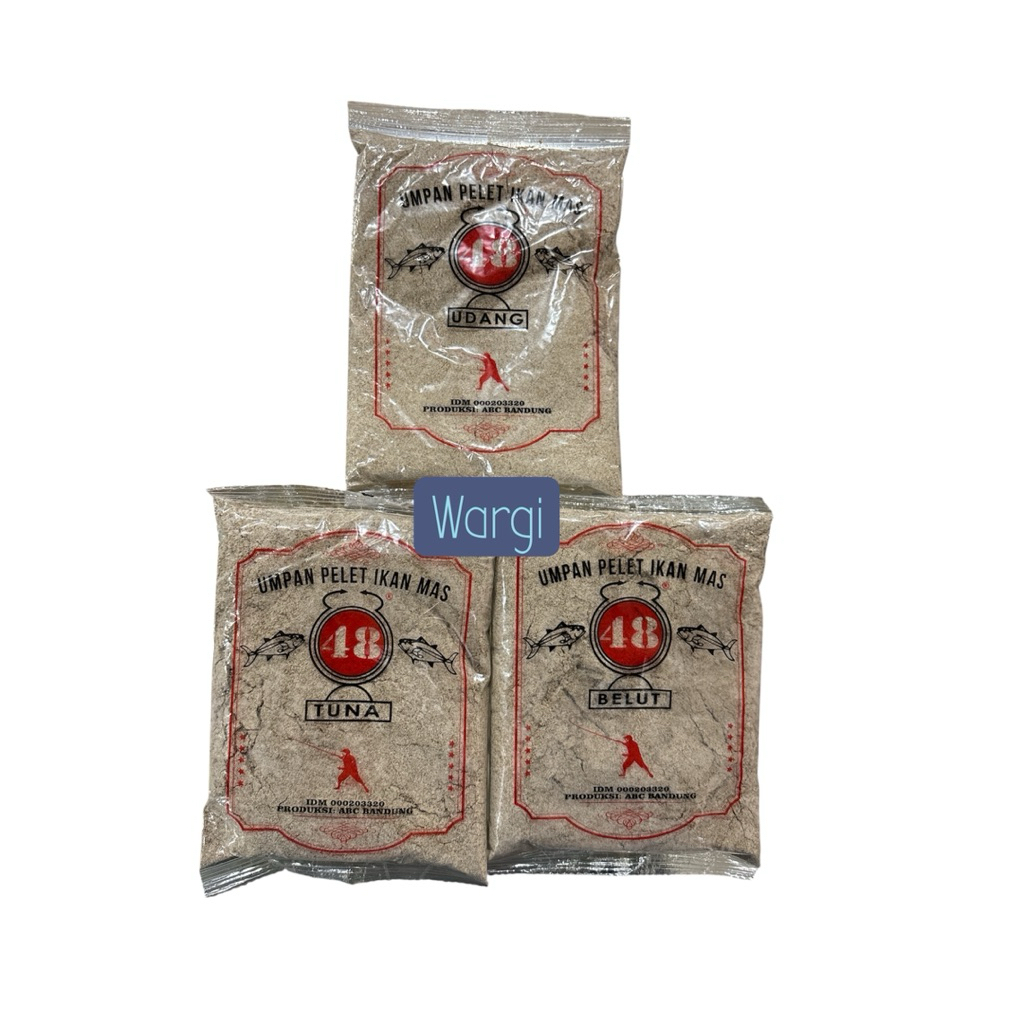 UMPAN IKAN PELET 48 COKLAT-PELET IKAN MAS