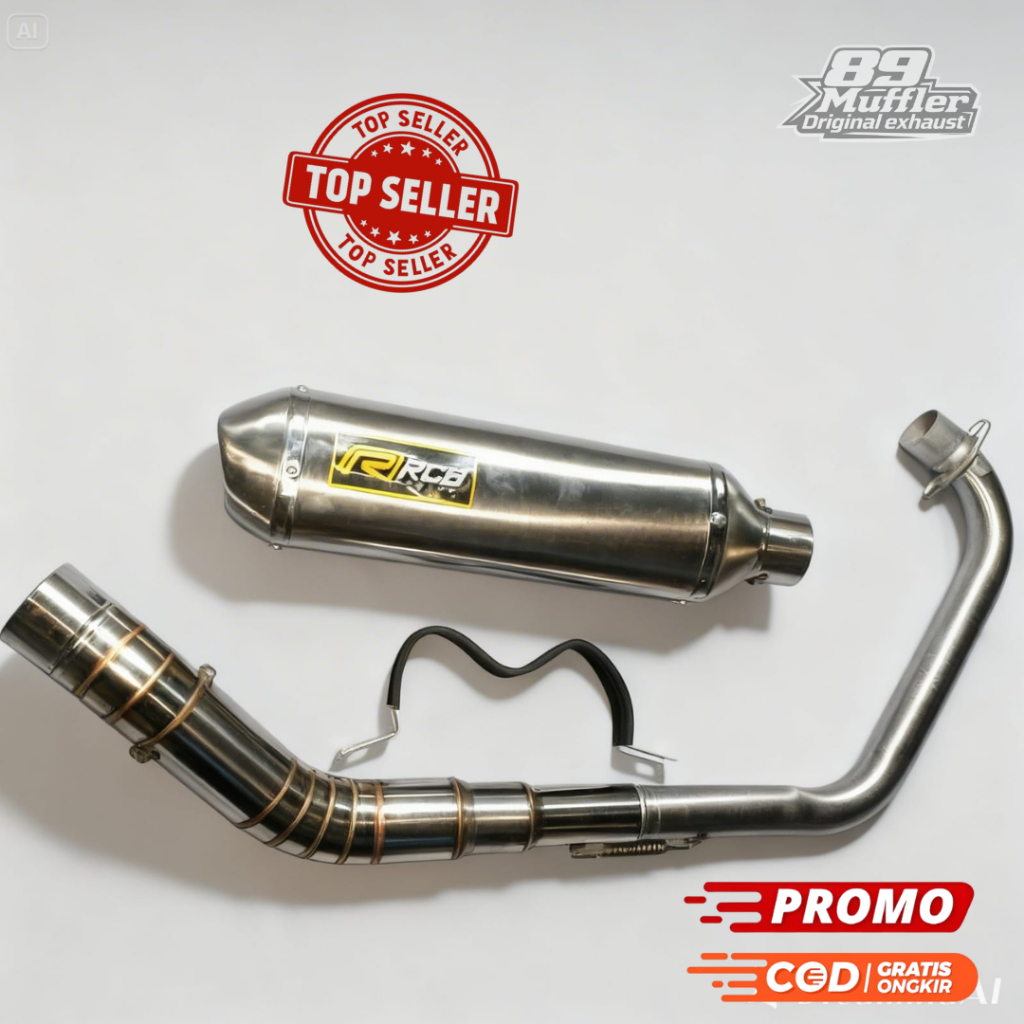 Knalpot Rcb Kapsul Tiger Megapro Gl Pro Cb Dlk