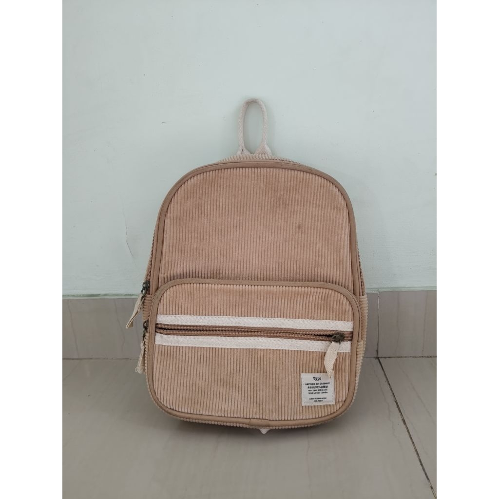 Corduroy Mini Backpack