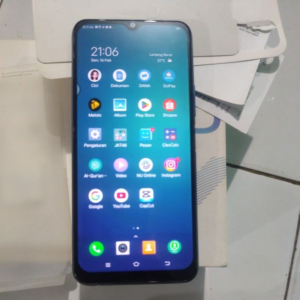 VIVO Y20 3/64 SECOND NO MINUS