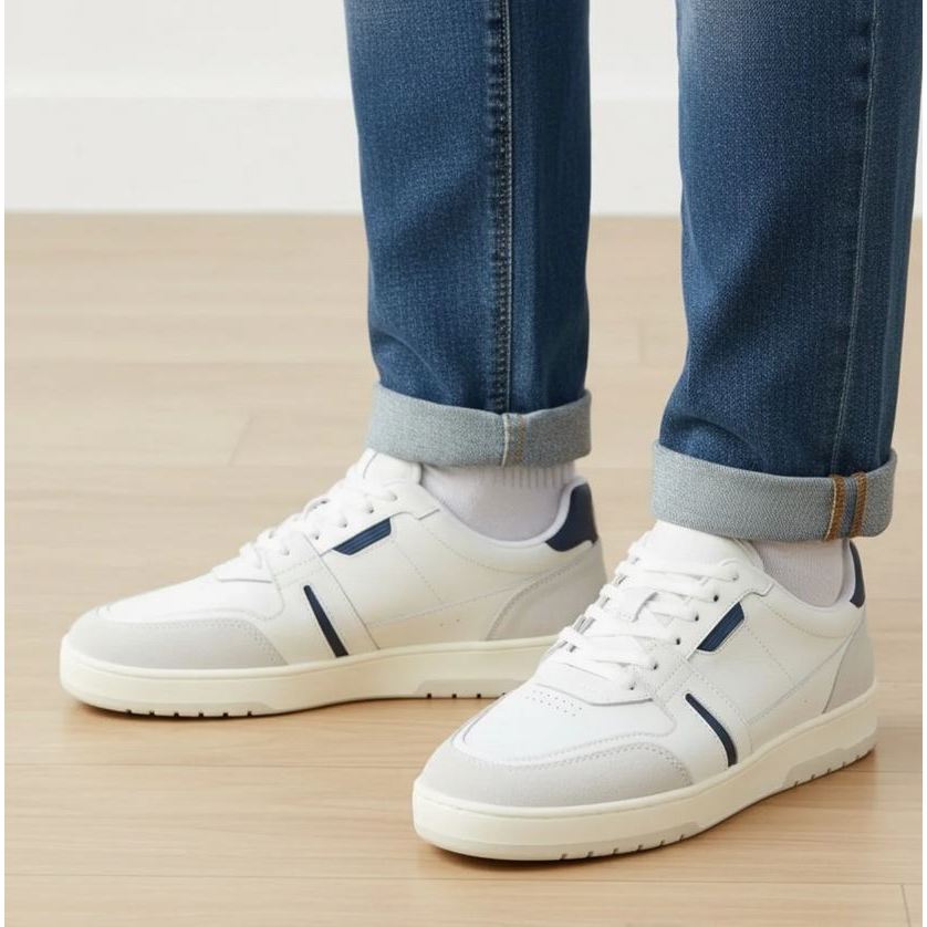Zara Retro Leather Sneakers Original
