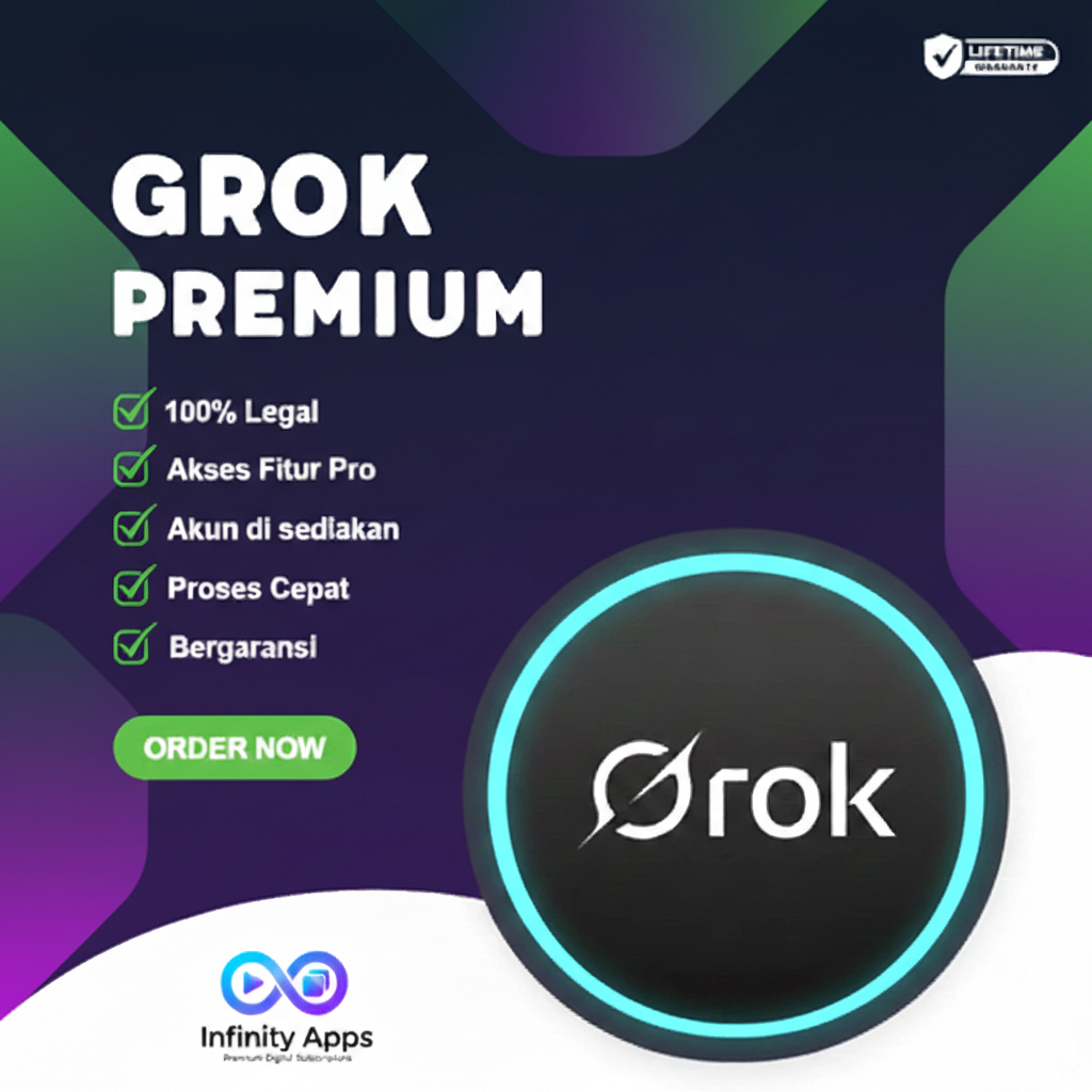 Grok Super Grok AI Premium Full Garansi 1 Bulan