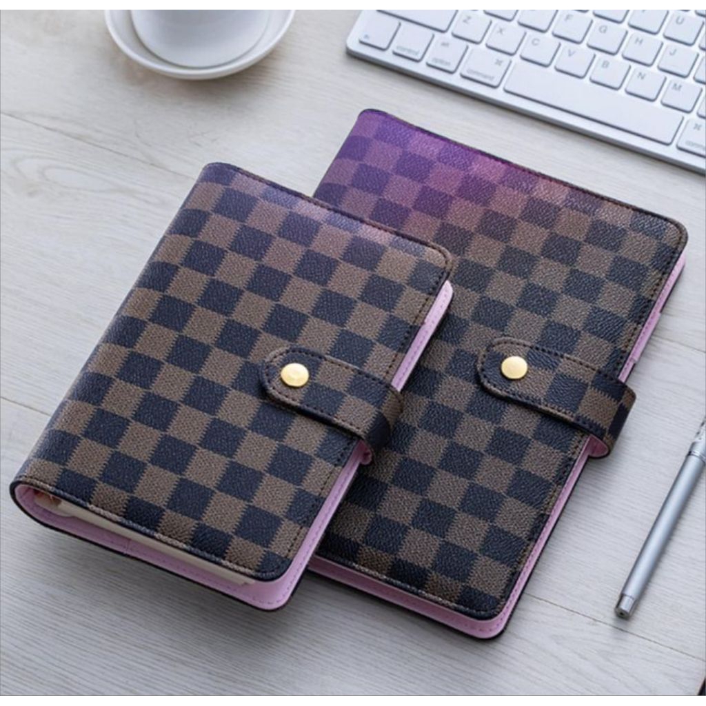 Binder motif catur, binder kuliah, binder sekolah, binder ngantor