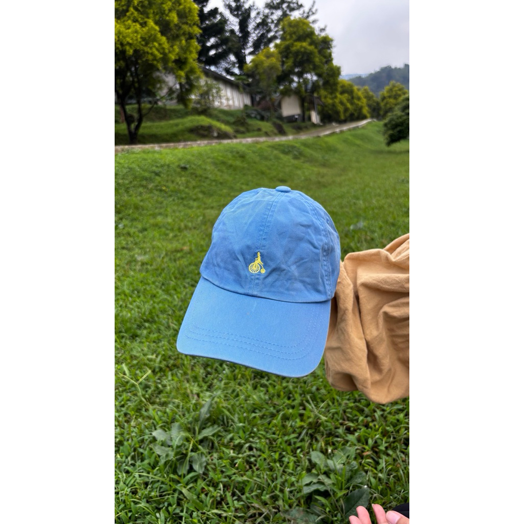 Caps bean pole warna biru