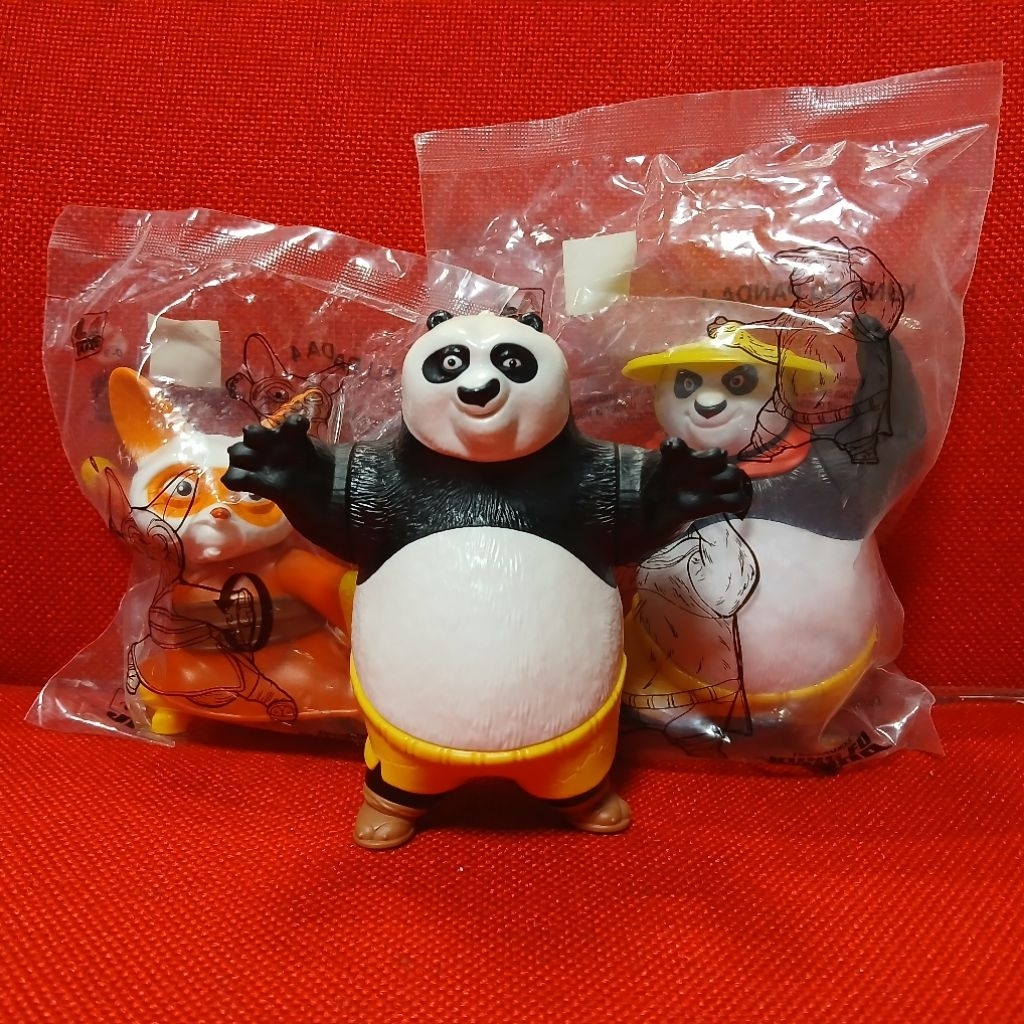 Burger King Toys Figure kids meal Kungfu Panda 4 Mainan Anak