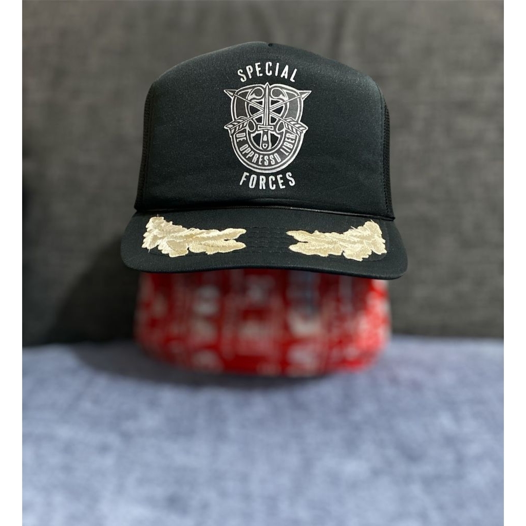 Topi Trucker Vintage US Army Special Forces - Green Berets second