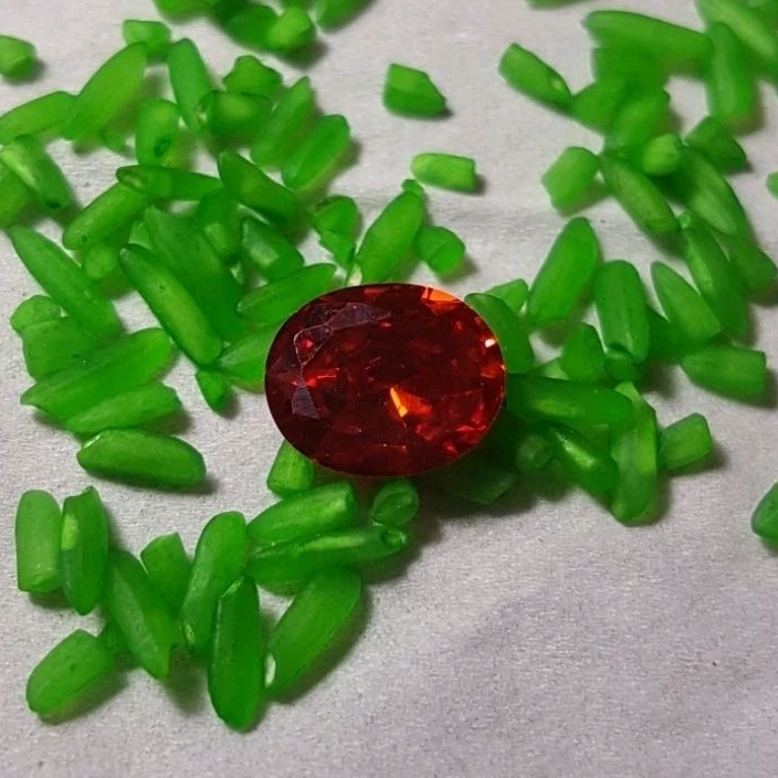 Batu cincin serai merah natural