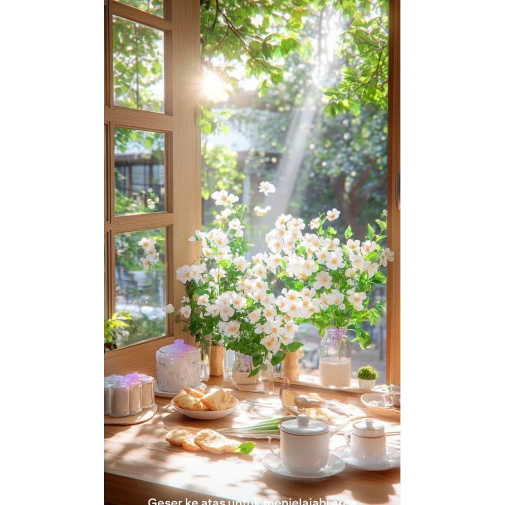background konten aesthetic bahan tebal