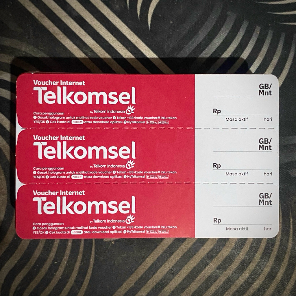 Voucher Telkomsel Zero Blank Kosong Sulawesi Exp 31 jan 2027