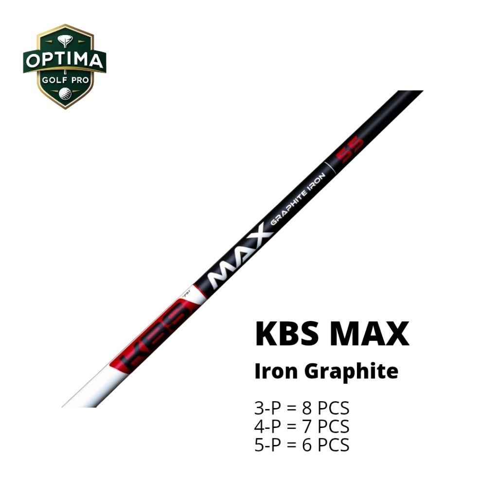 KBS MAX Graphite Iron Paralel Shaft Set