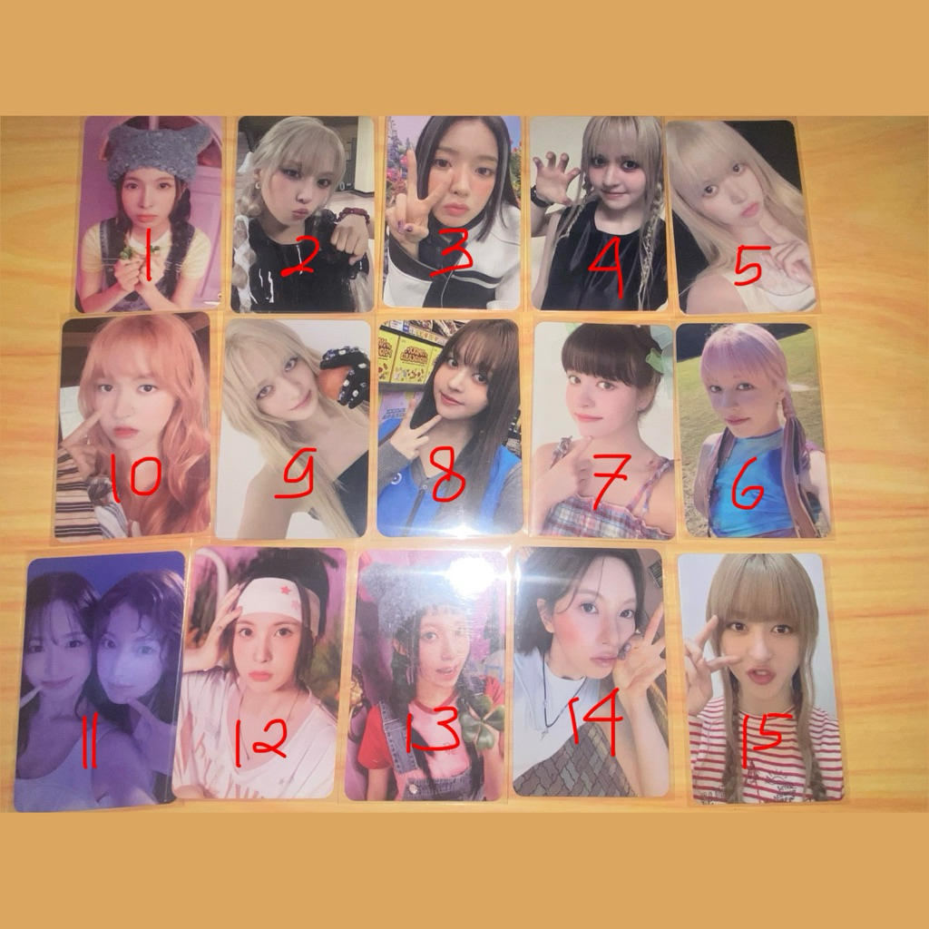 NMIXX Photocard Expergo Fe3O4 Forward Stick Out A Midsummer NMIXX Dream AMND Entwurf Blue Valentine 
