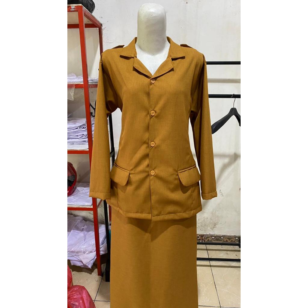 Seragam PNS Wanita Seragam Pemda Wanita Seragam Khaki Wanita Baju Pns Wanita