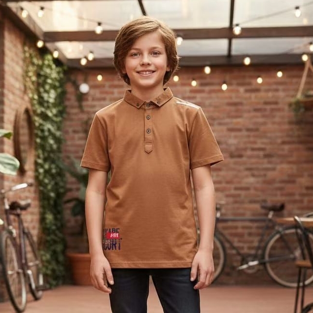 kaos kerah erkape premium 8-10tahun