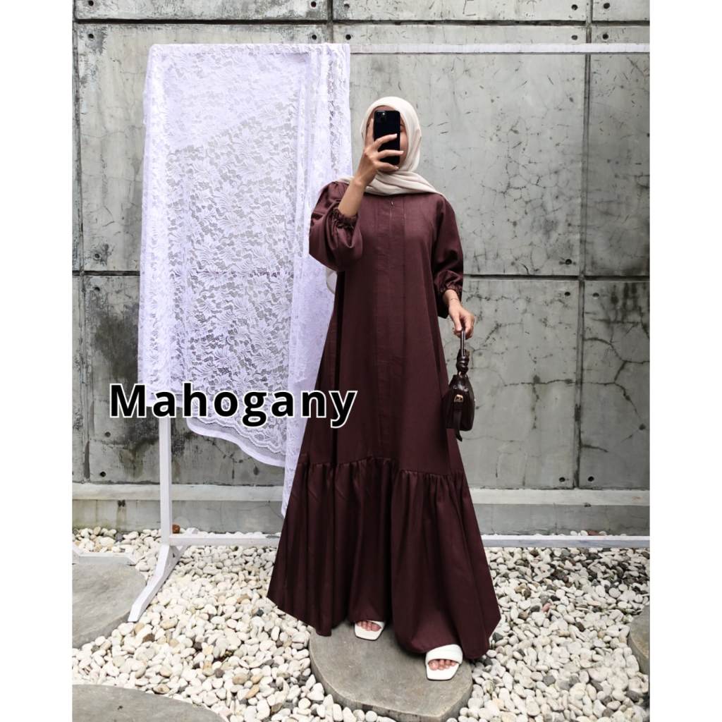 Amora Long Dress Katun Madinah By Tunicis