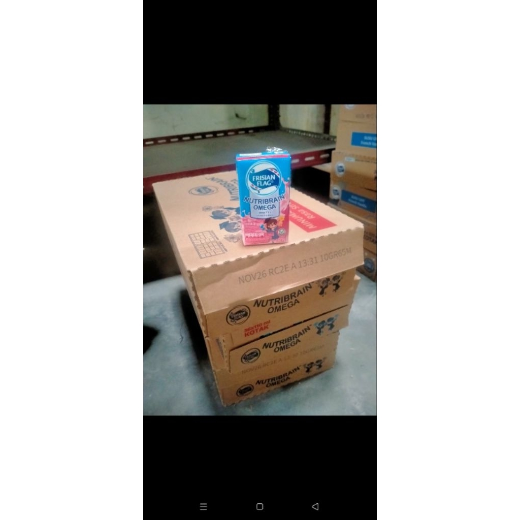 Susu uht frisian flag omega 115 ml