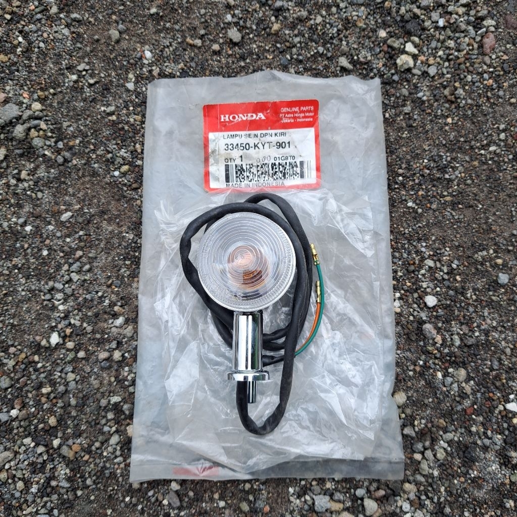 Riting depan kiri honda scopy scoopy karbu LAMPU SEIN DPN KANAN 33450-KYT-901 Original AHM Astra hon