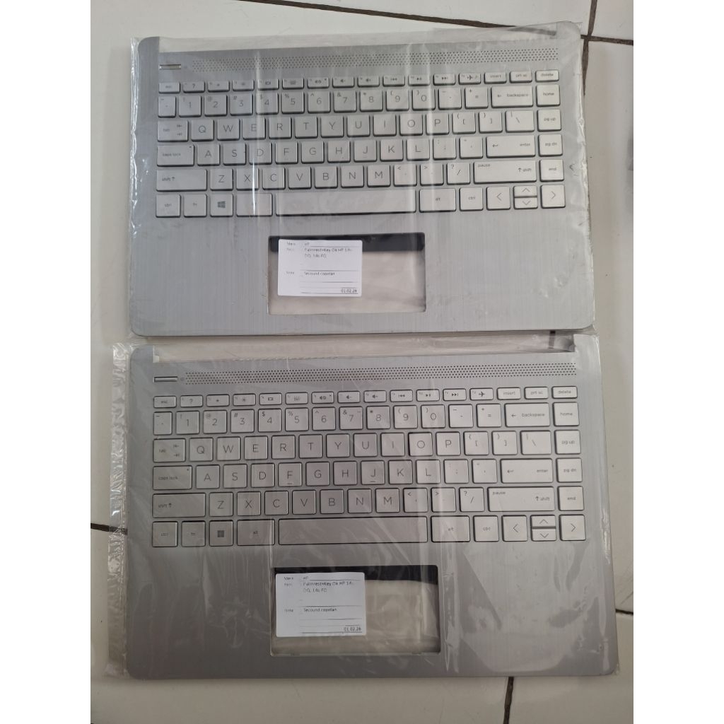 Palmrest+keyboard Ok laptop Hp 14s-DQ, 14s-FQ copotan