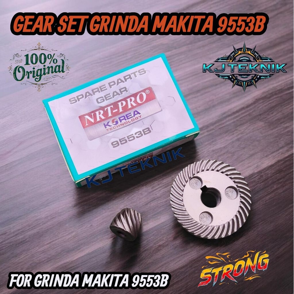 Gear Grinda MAKITA 9553B /Gigi Nanas Grinda Tangan Makita 4"Inch 9553B Spare part Grinda Makita