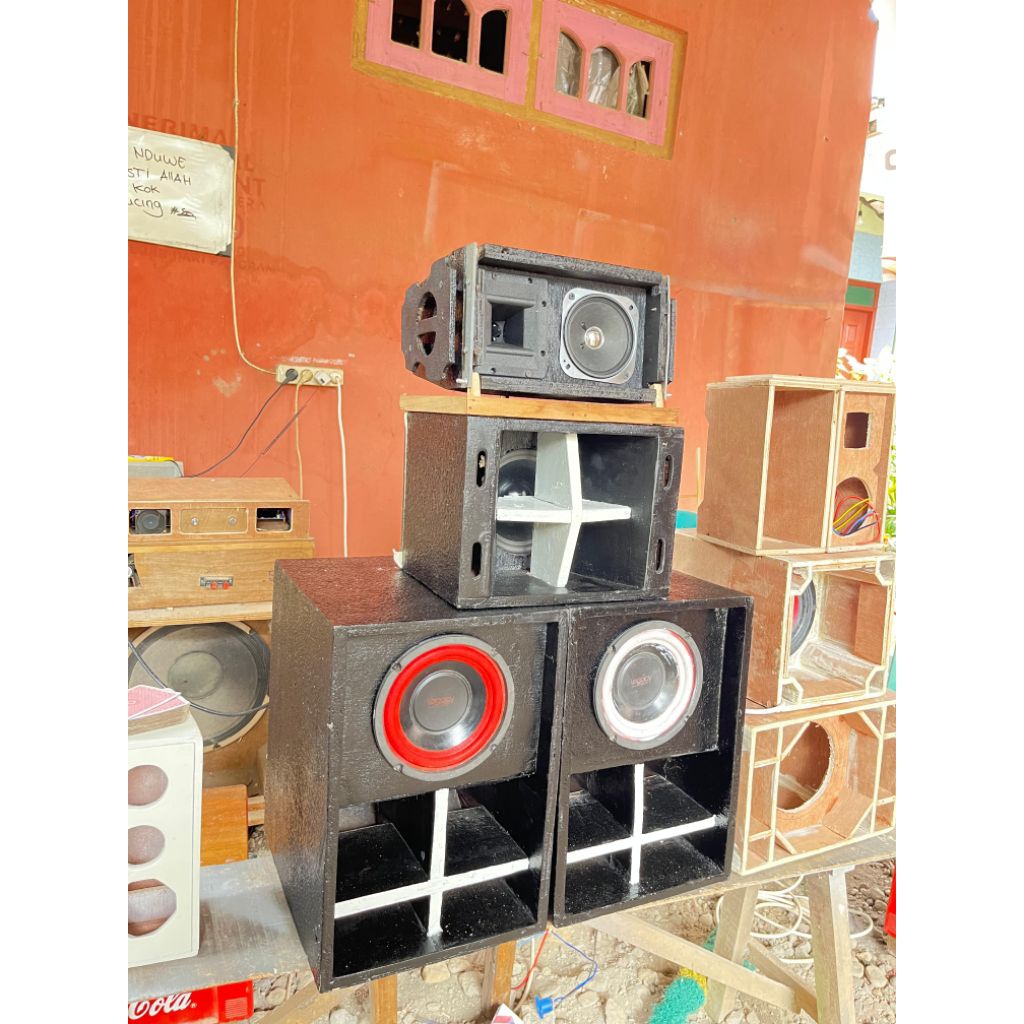 Speaker set Sound System Miniatur Horeg - Sound Horeg Mini, 6 inch