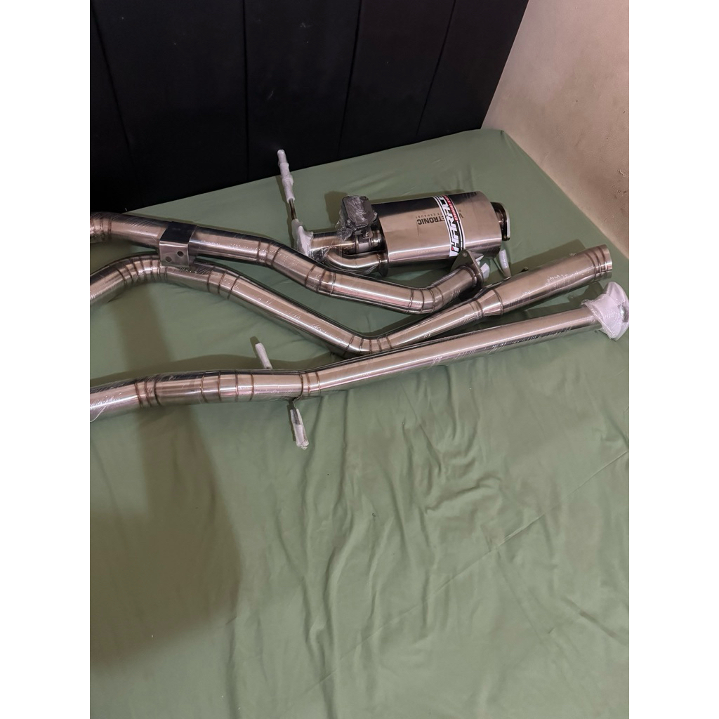 knalpot mobil pajero anps valvetronic
