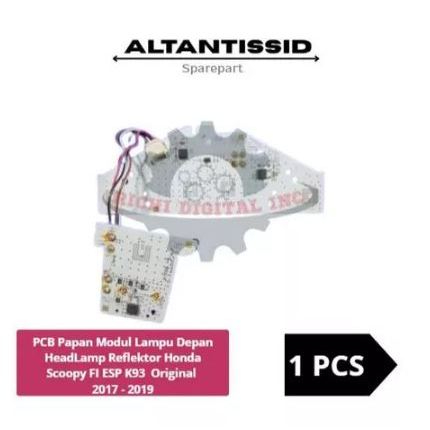 PCB Fullset Lampu Depan Honda Scoopy FI ESP K93 2017 2019 Original