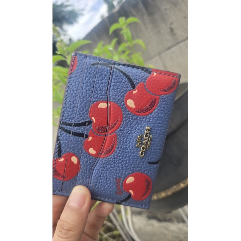 Coach Cherry Card Case