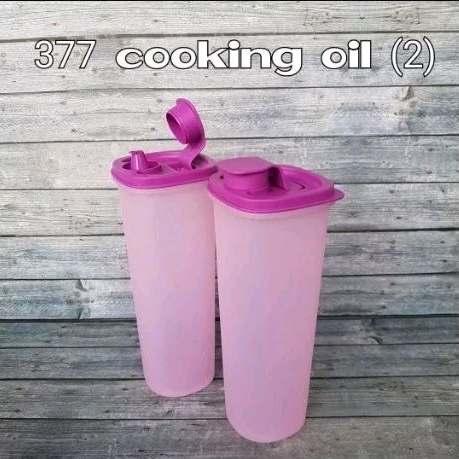 tupperware 377 cooking oil (2pcs) 1.1l 2017