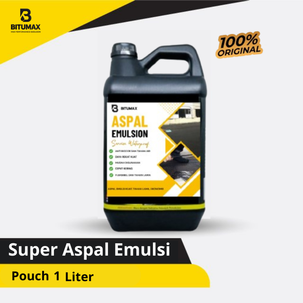 Aspal Cair 5kg Waterproof anti bocor/Tambal anti bocor/Cairan aspal tambal bocor