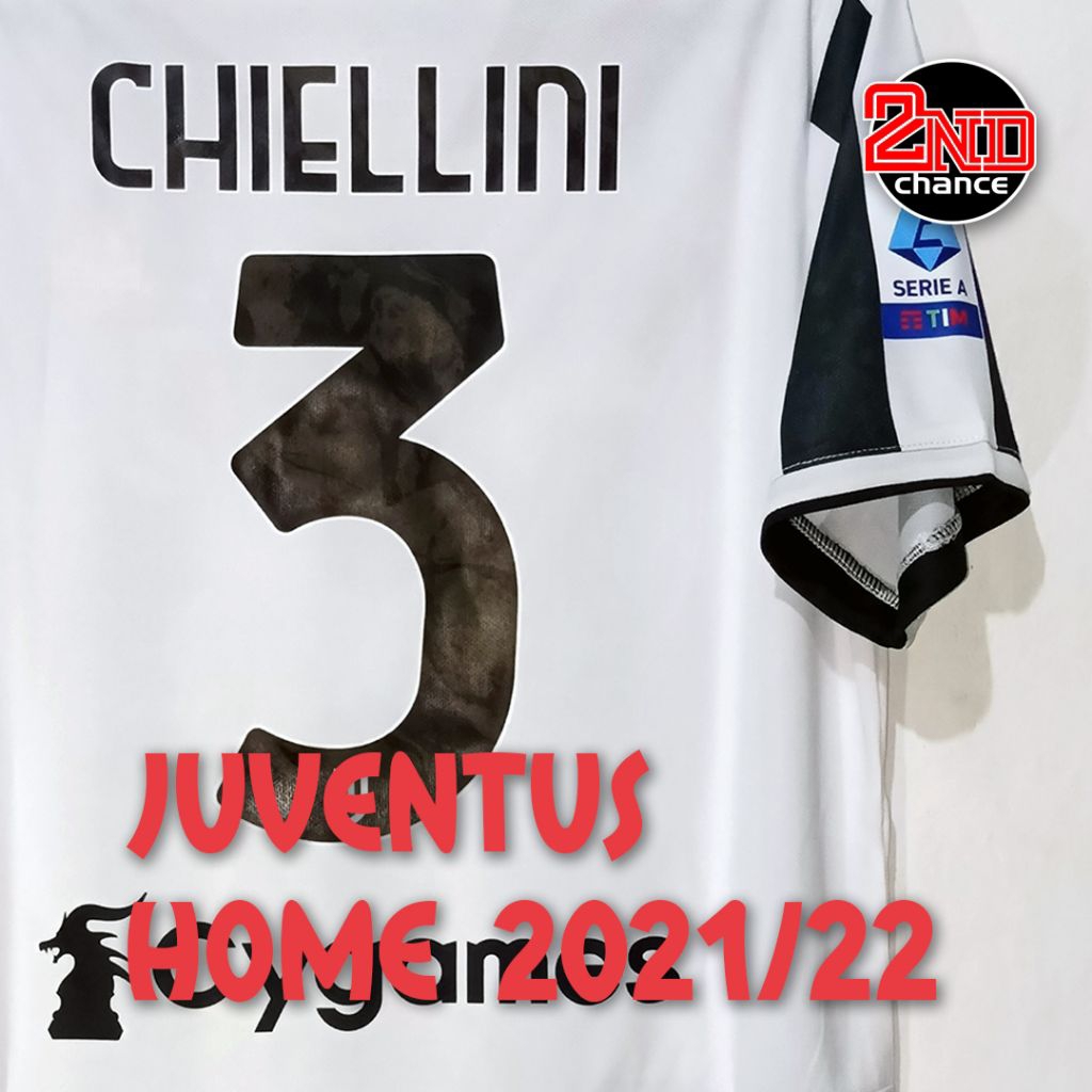 JERSEY BAJU BOLA YUPENTUS  #3 CHIELLINI 2021-22 MURAH