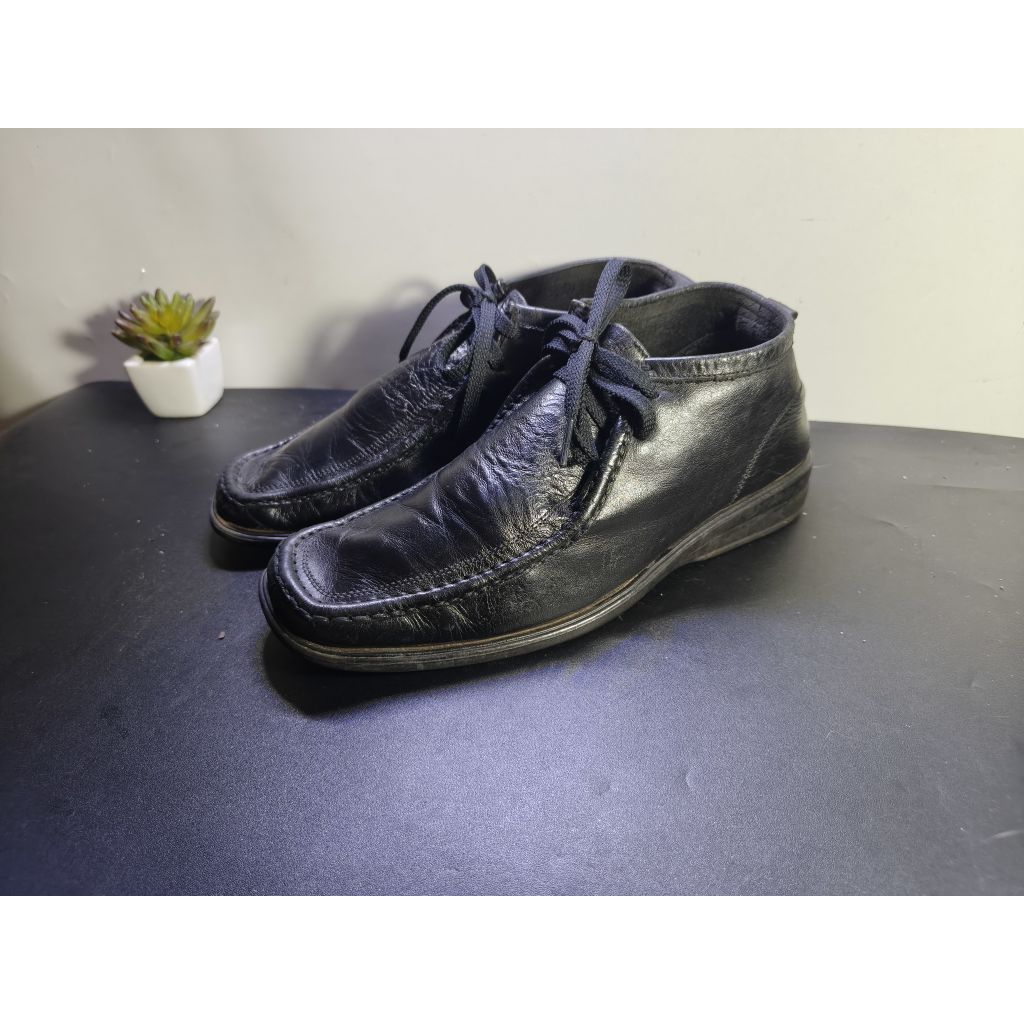 sepatu kulit clarks 41 hitam second