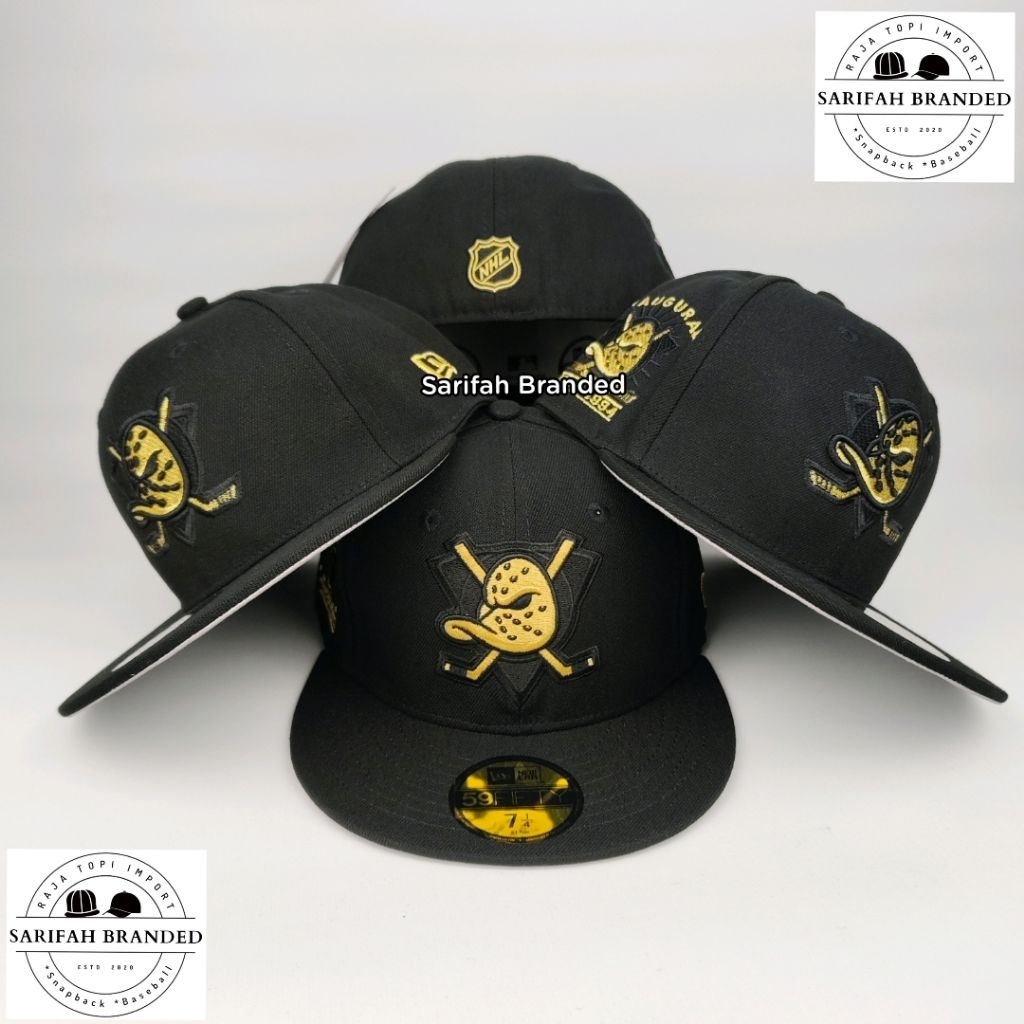 Topi Fitted Mighty Ducks AA+ Import - Topi Build Up Bebek