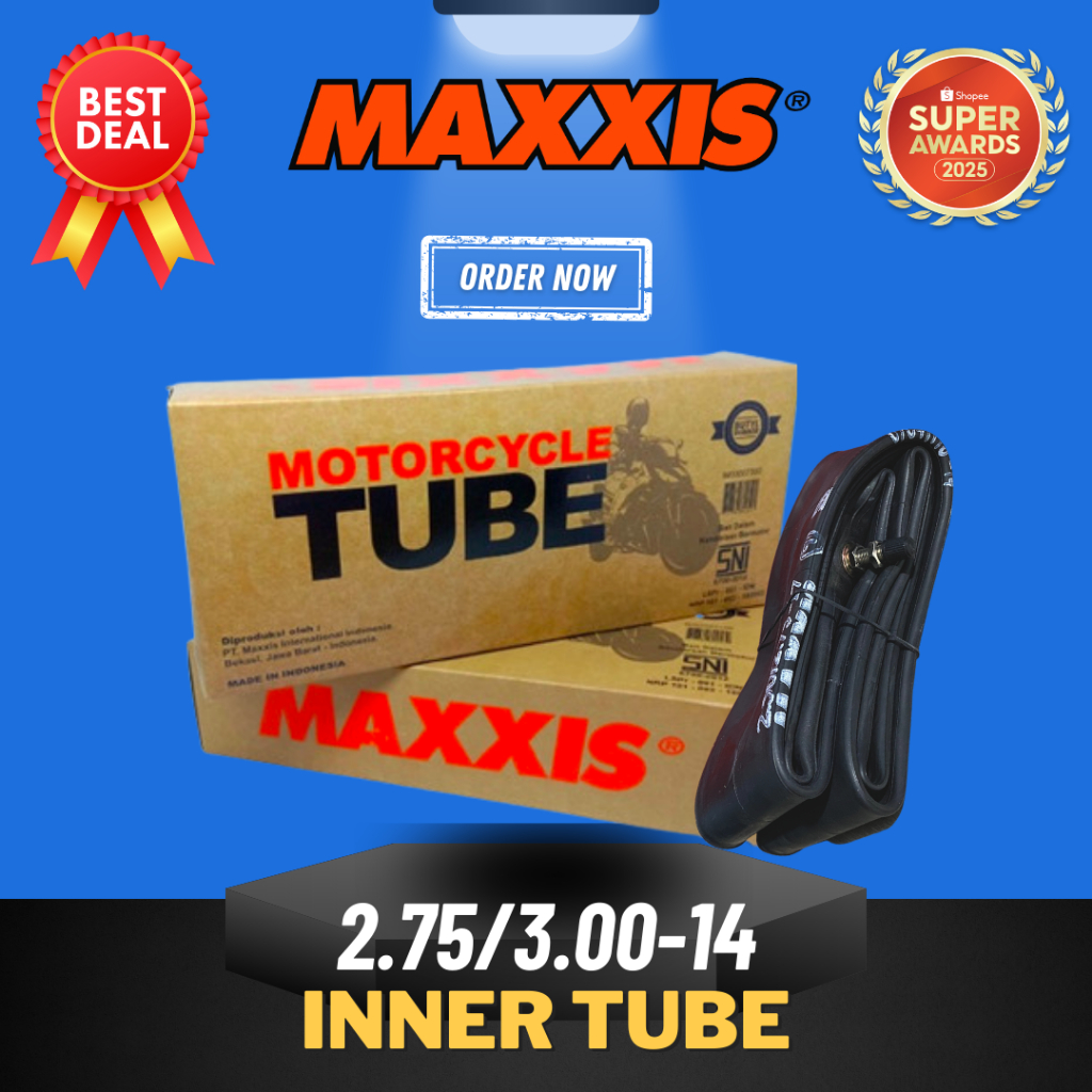 [READY COD] BAN DALAM MAXXIS / BAN DALAM MOTOR MATIC / BAN DALAM RING 14 ( 2.75/3.00-14 ) BAN MAXXIS